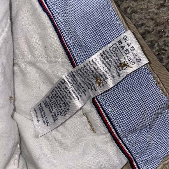 Tommy Hilfiger Men's Classic Fit Chino Shorts Size 34 Khaki - Picture 9 of 9